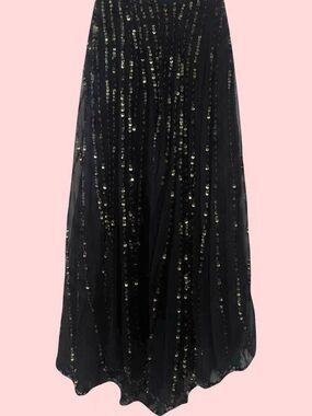 Plus-Size Friendly! Vintage Bellydance Circle Skirt Sz M-XL 🖤✨